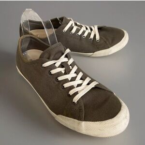 SeaVees Women's 9.5 Monterey Platform Sneakers GreenGray Lace Up Shoes